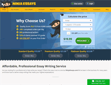 Tablet Screenshot of ninjaessays.com